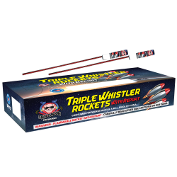 Triple Whistler Rocket w/ Report Firework