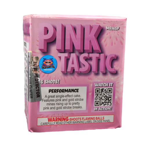 【Shalom】 WICHU BOMB SKY / PINK MS165P Pink Tastic – Pink & Gold Strobe Cake