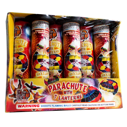 Parachute With 7 Lanterns Mighty Max Fireworks Spirit Of 76