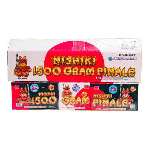 GM180A Nishiki 1500g Gold Willow Finale – Stunning Fireworks